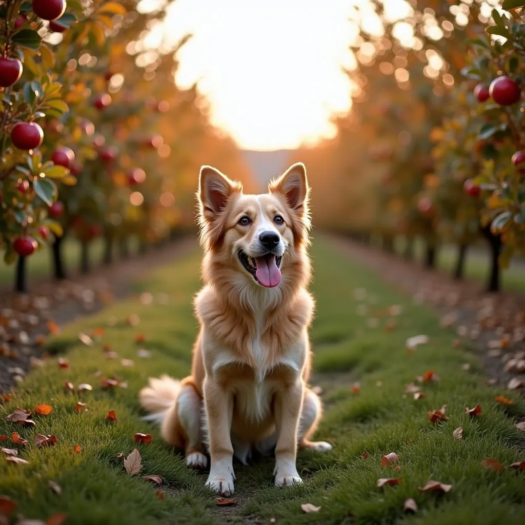 Dog-friendly apple picking orchard in NYC