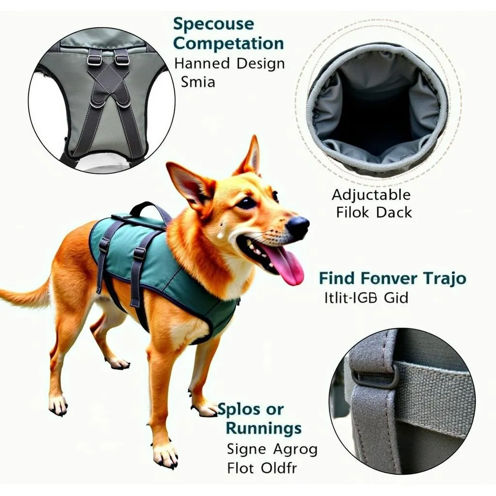 Dog front pack carrier for large dogs