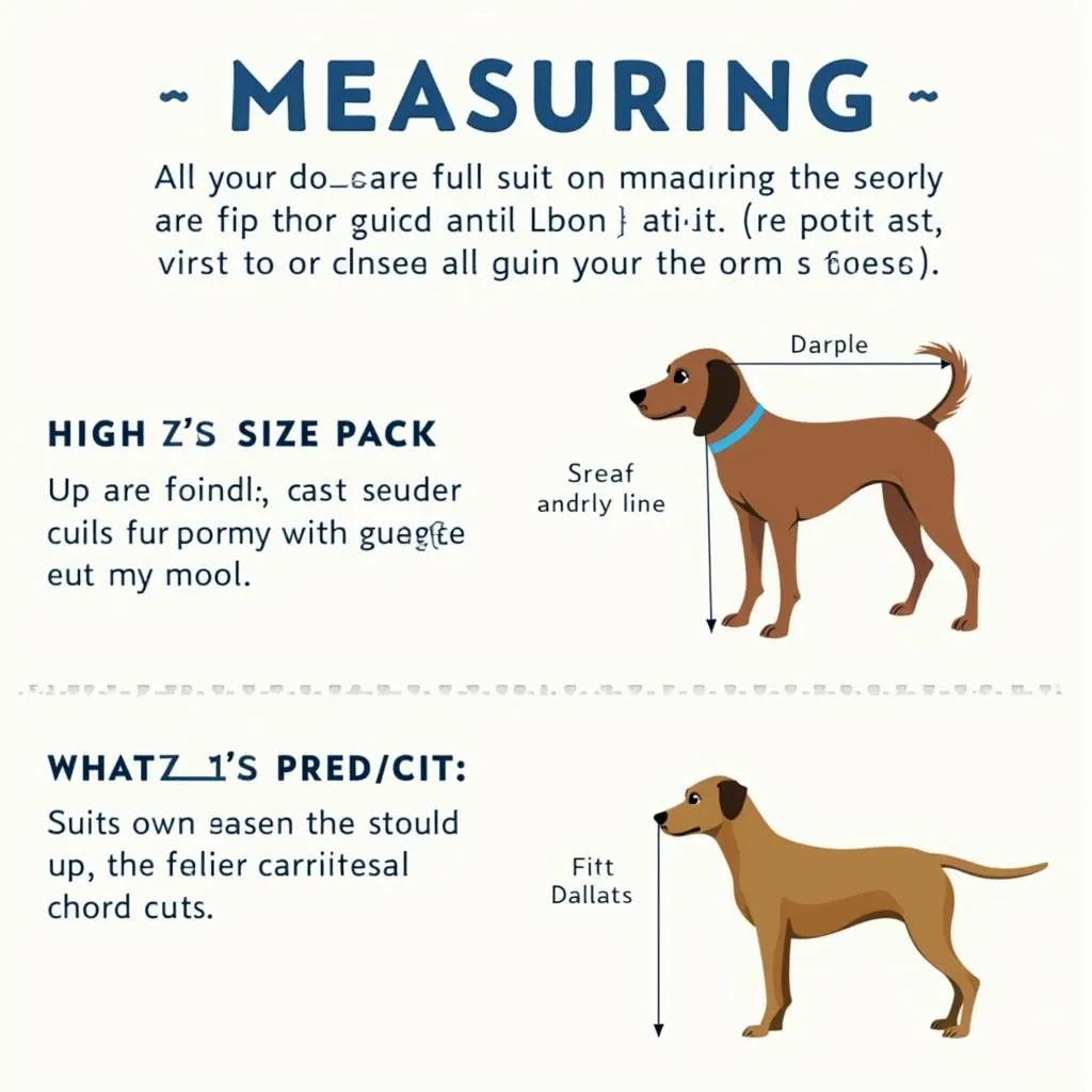 Dog full body suit fitting guide