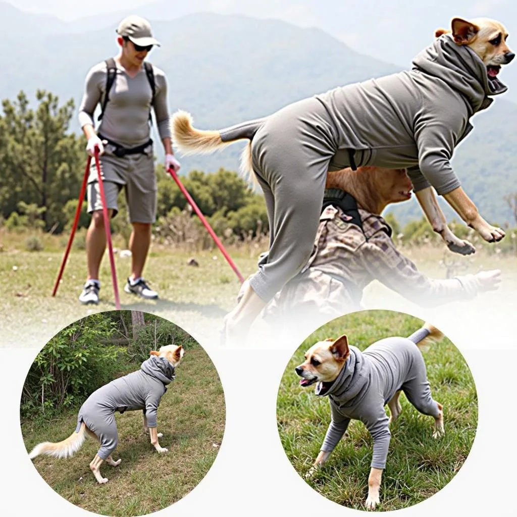 Dog full body suit for versatility and functionality