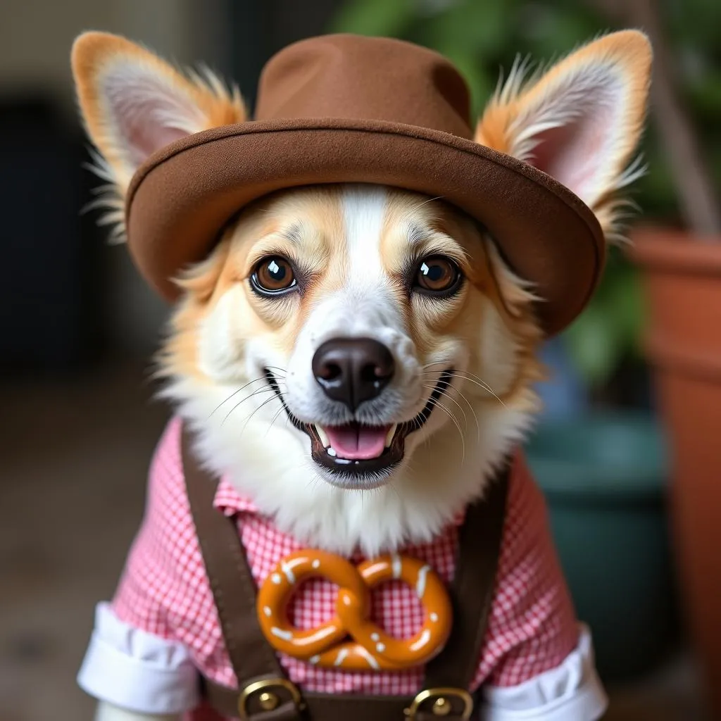 Dog German Costume Inspiration for Oktoberfest