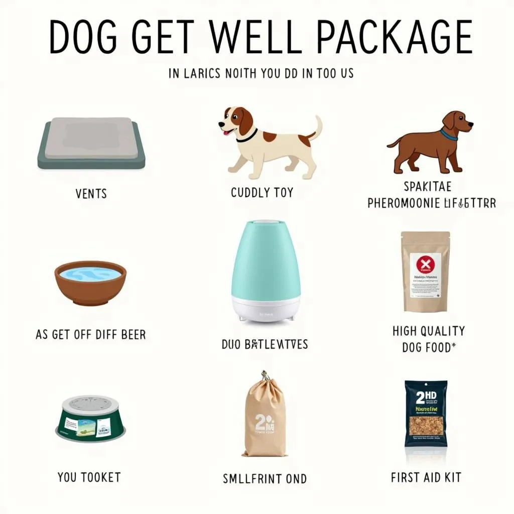 Dog Get Well Package Essentials