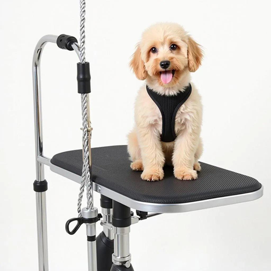 Dog grooming chair for small breeds