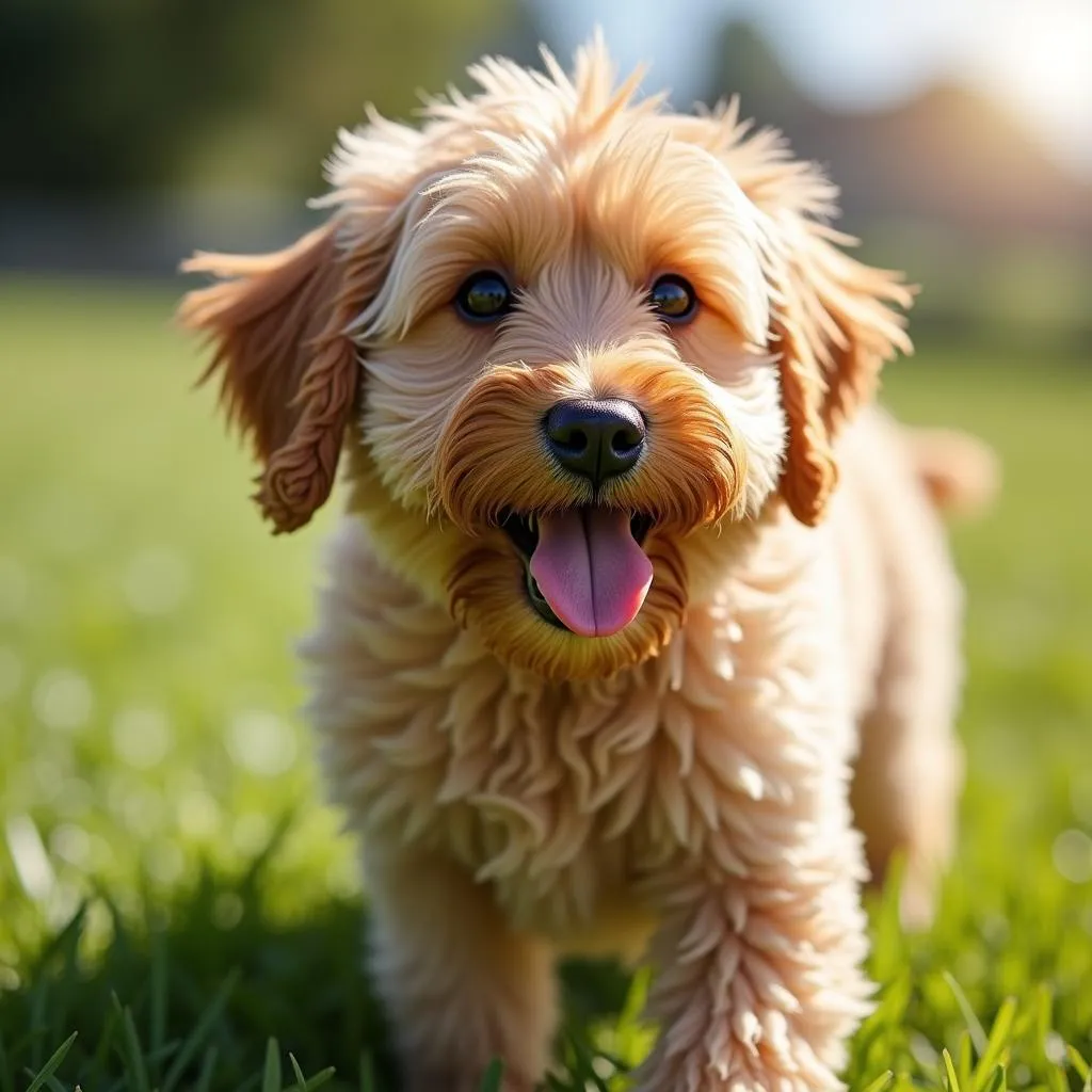 Shiny and healthy dog coat with dog hair oil