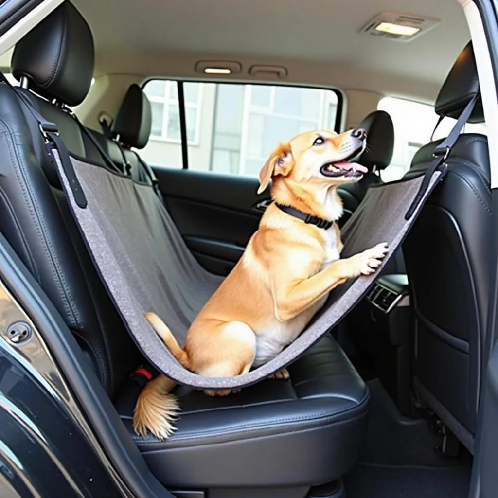 Dog hammock for car travel