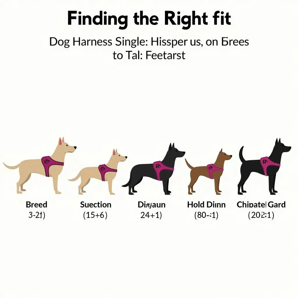 dog harness sizes for boys