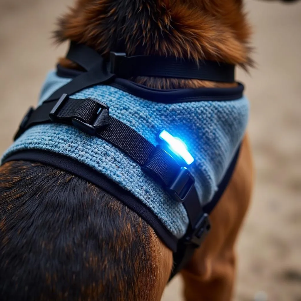 adjustable-dog-harness-led