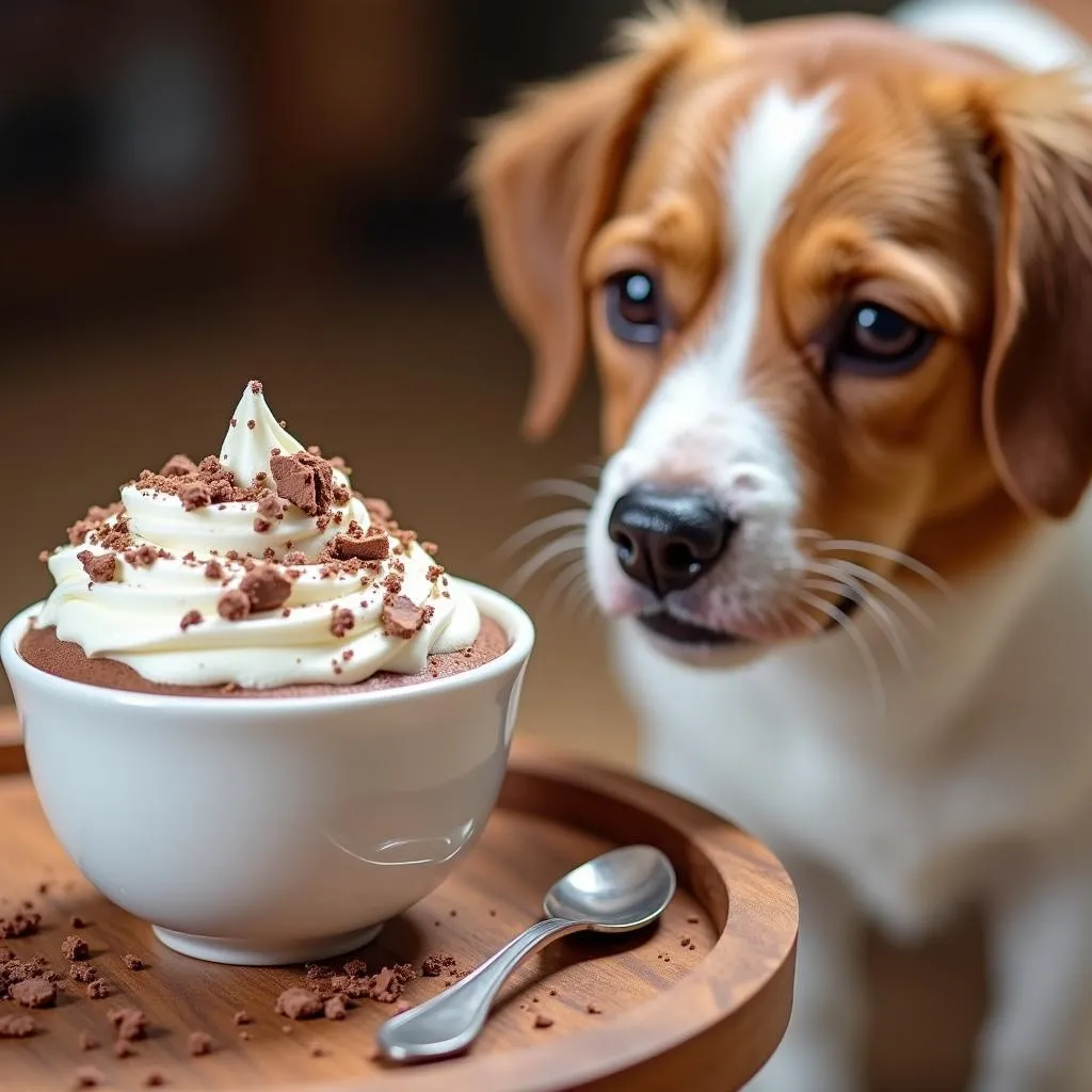 Hot chocolate treats can be dangerous for dogs due to theobromine and sugar content.