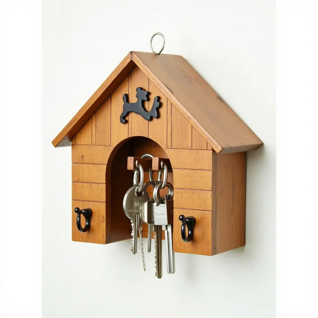 Dog house key holder for dog lovers