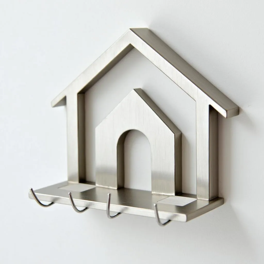 Modern dog house key holder