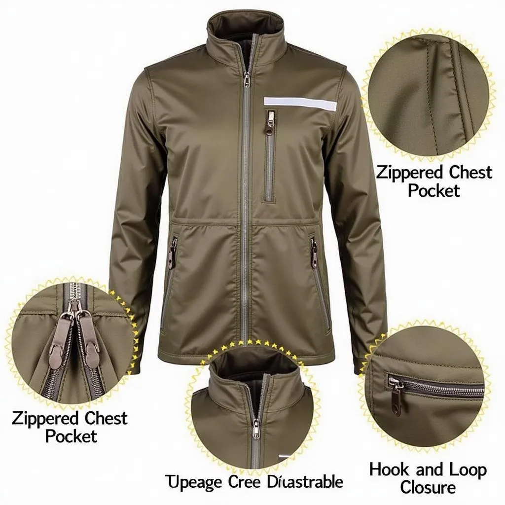 Features of a dog hunting jacket