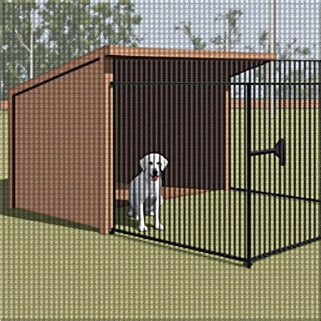 Size and Design of a Dog Hunting Kennel