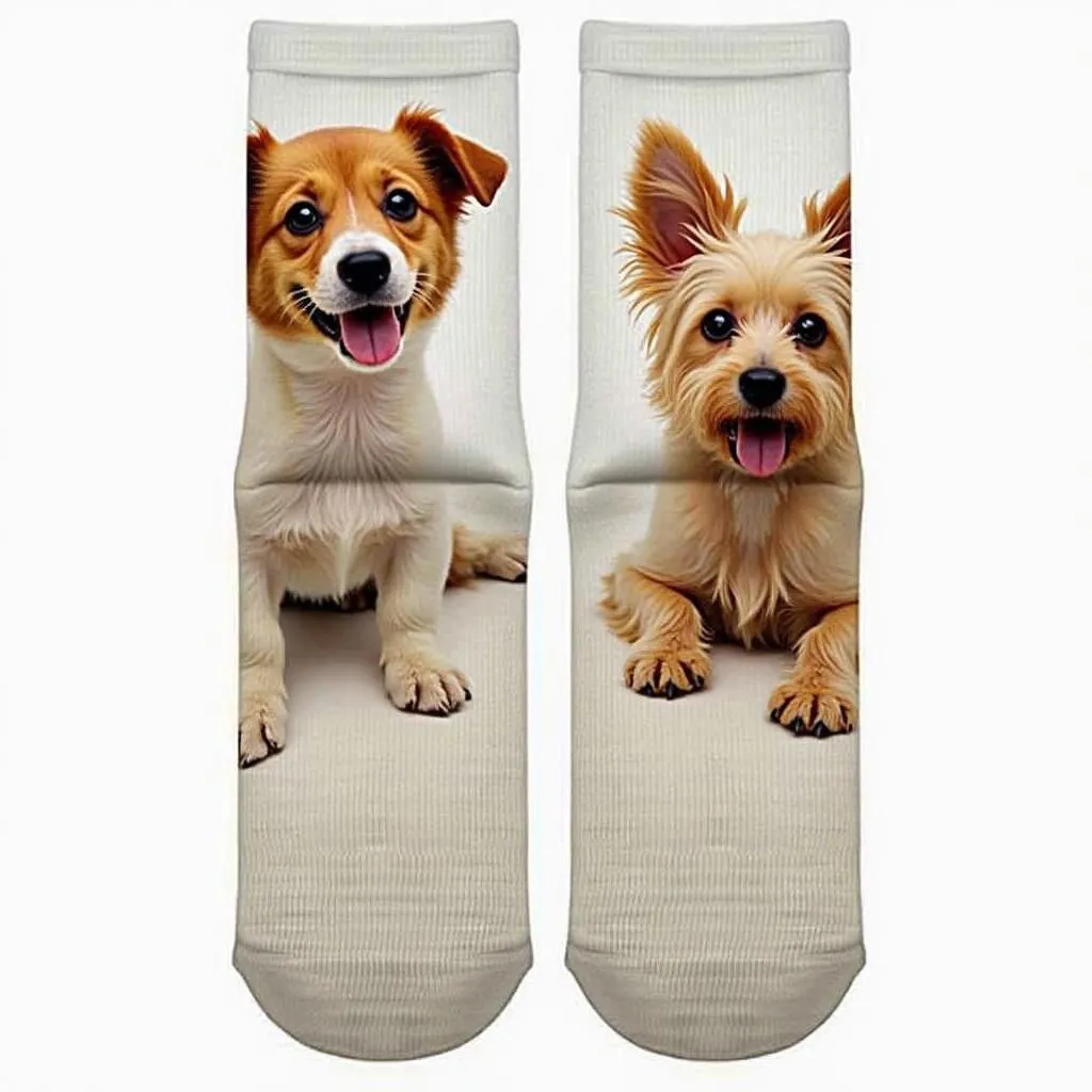 dog image socks for dog lovers