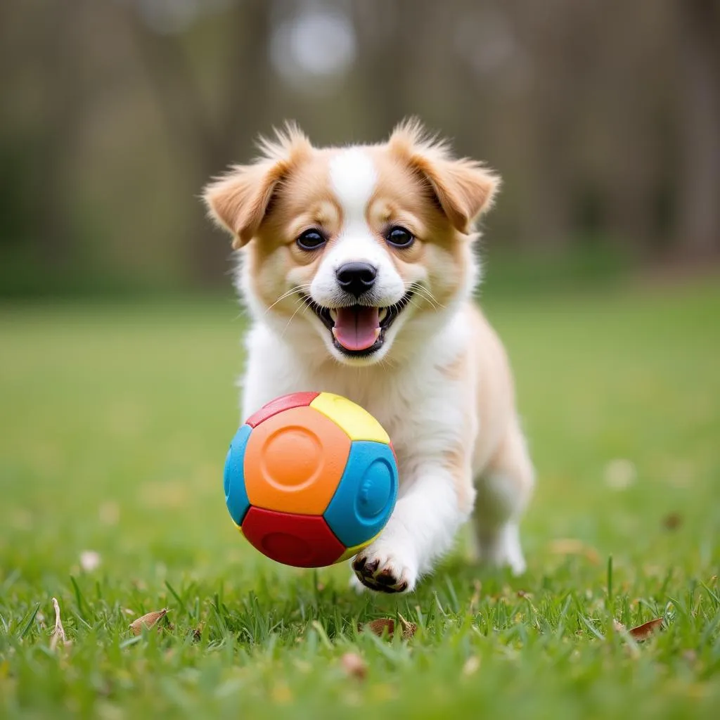 Indestructible Dog Ball for Small Breed Dogs