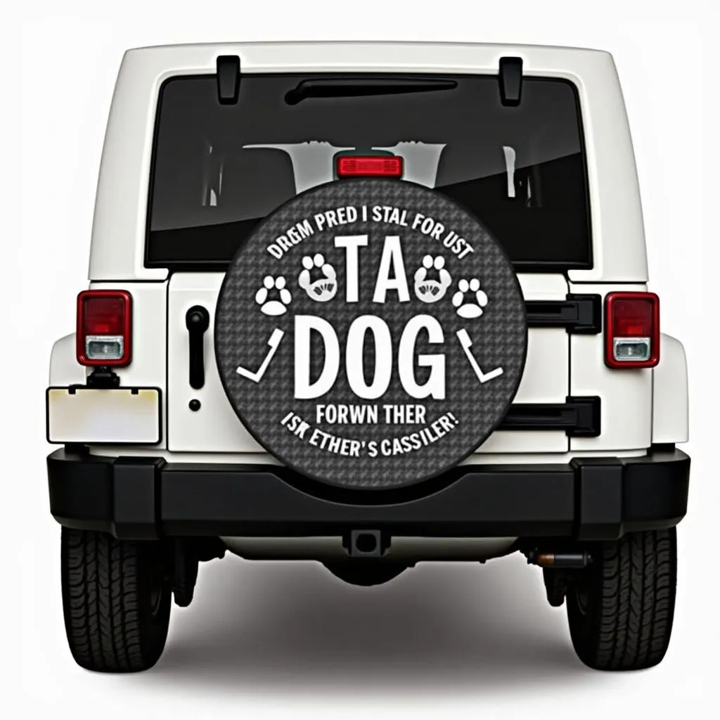 Dog Jeep Tire Covers For Outdoor Adventures