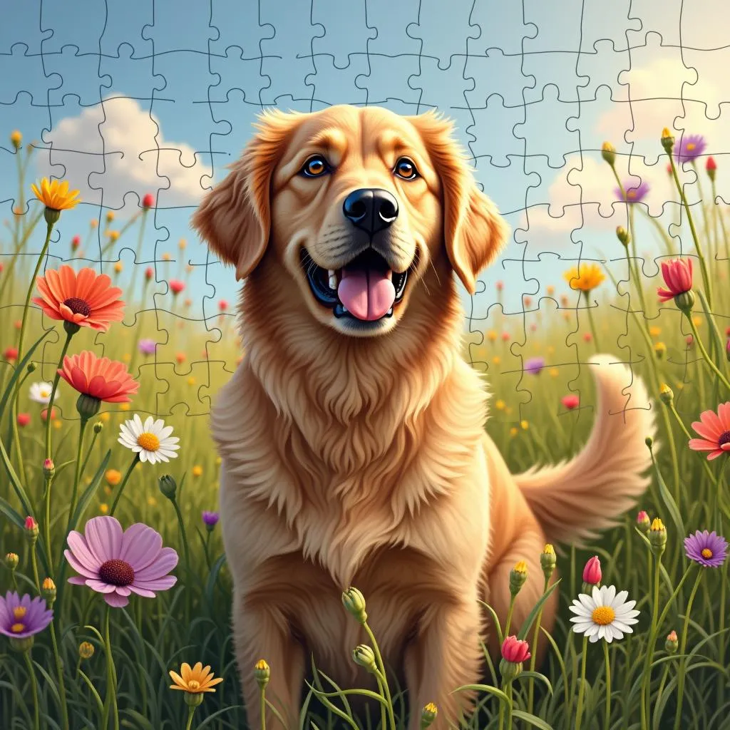 Dog jigsaw puzzles 1000 pieces for adults