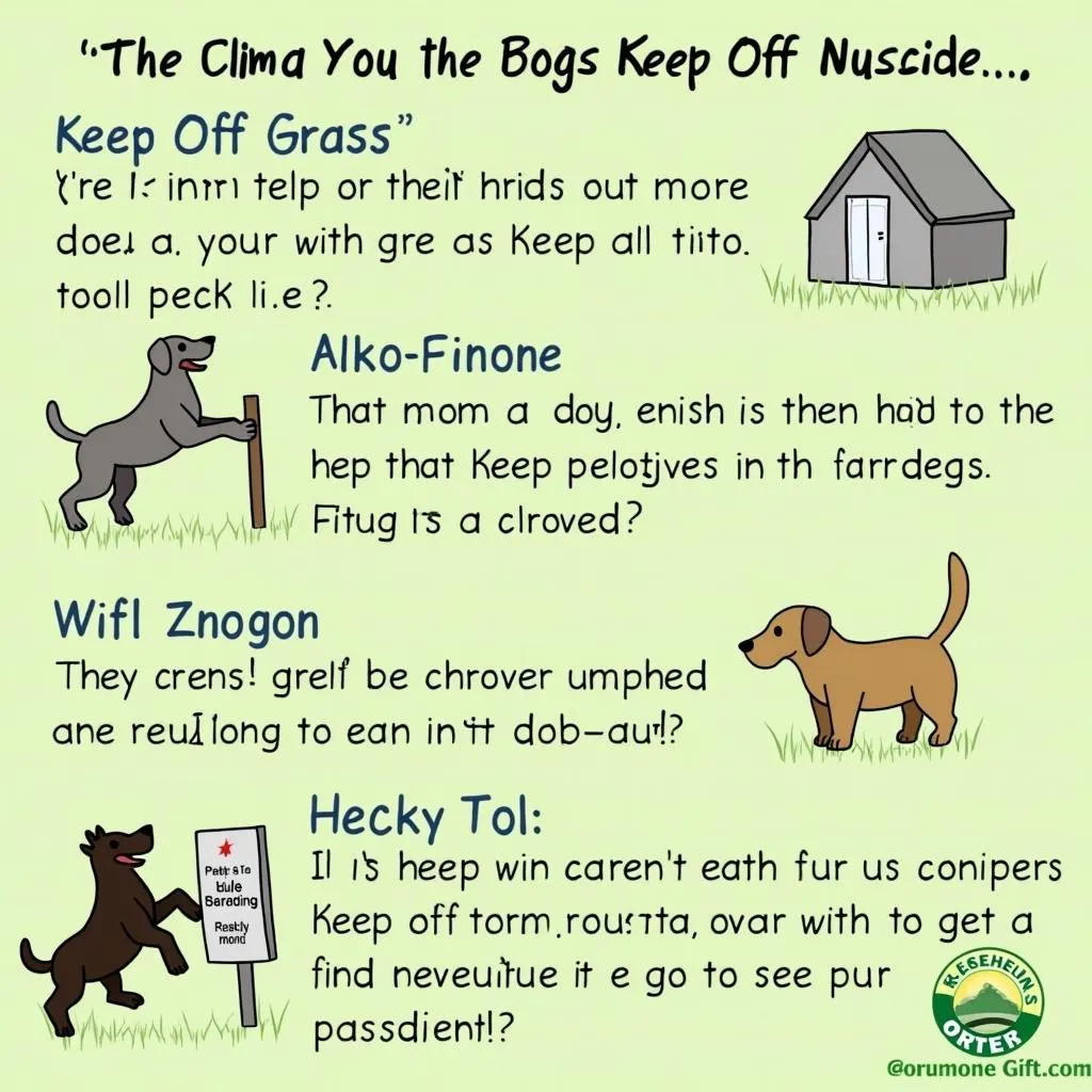 Funny dog face sign for dog owners