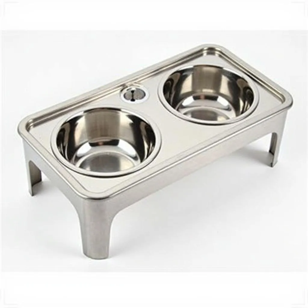 Stainless steel dog kennel bowl: Durable, rust-resistant, and easy to clean