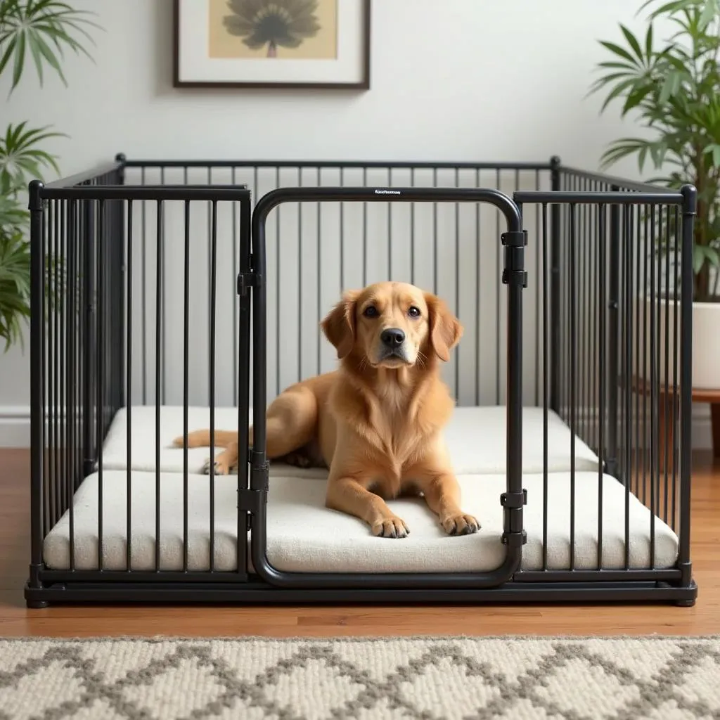 Dog Kennel with Floor for Small Dogs