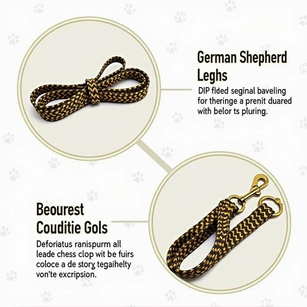 Nylon Dog Leash for German Shepherd