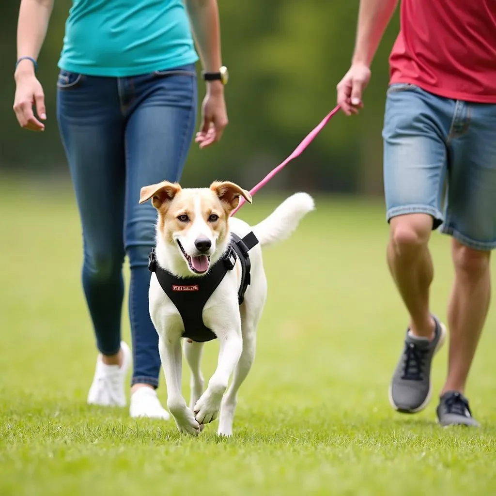 How dog led leash works