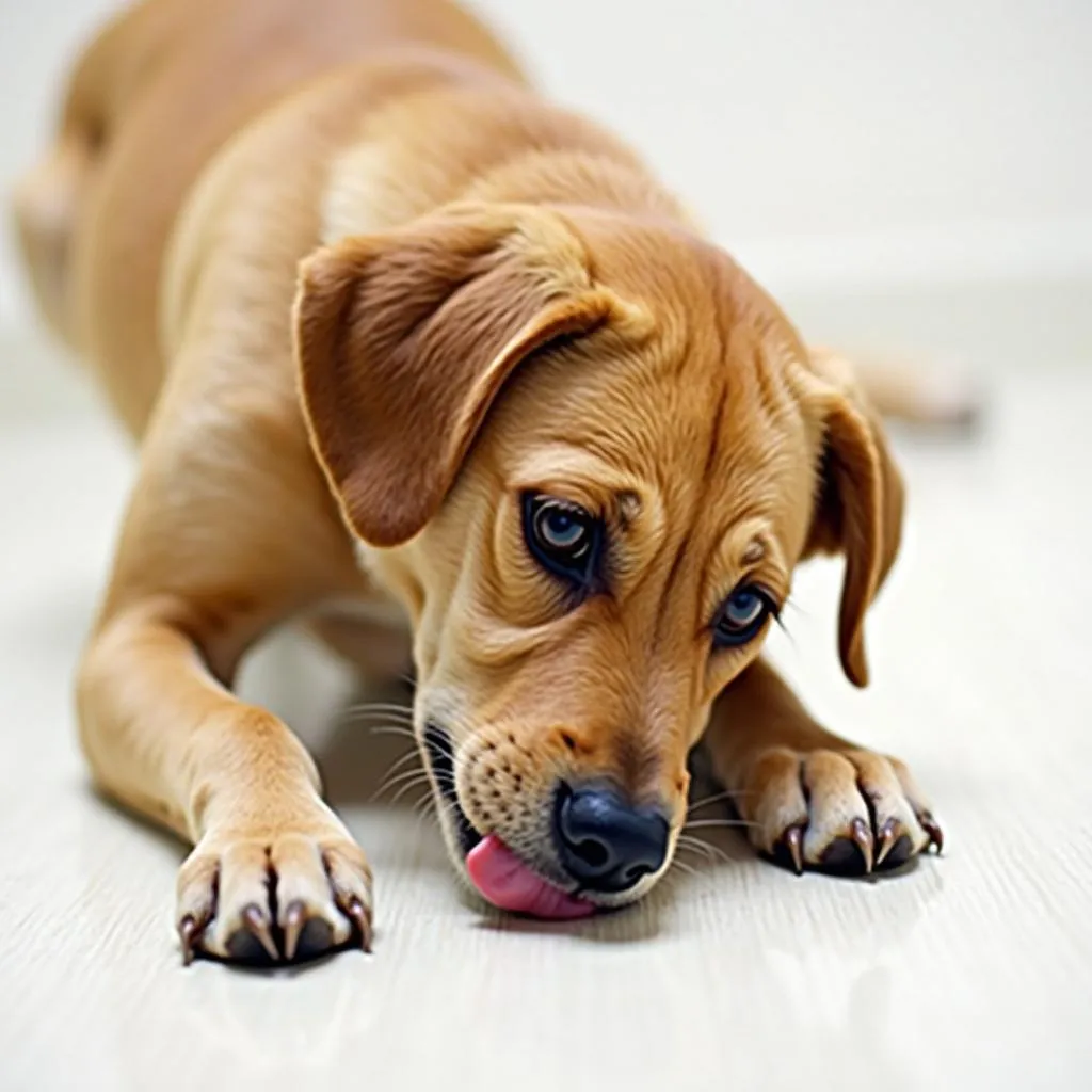 Dog licking excessively: Possible causes and solutions