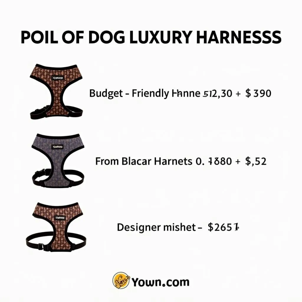 Dog Luxury Harness Price Range: Affordable to High-End