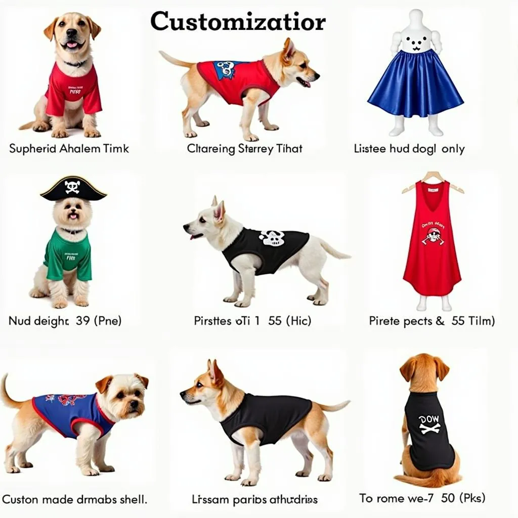 Customizing your dog's mascot outfit