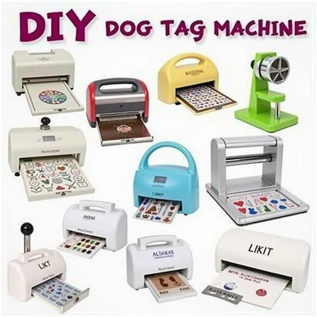 Dog name tag machine diy options