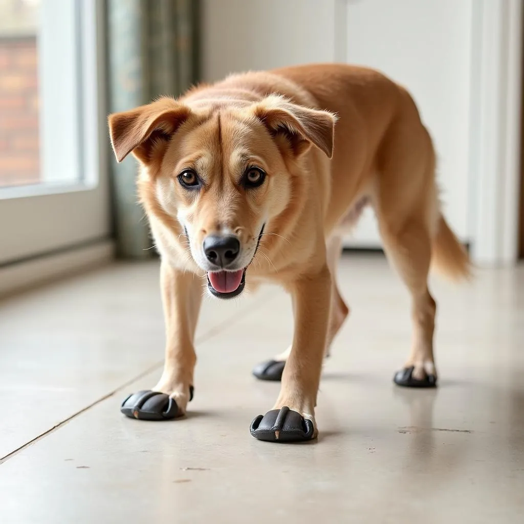 Dog non-slip paw pads for older dogs