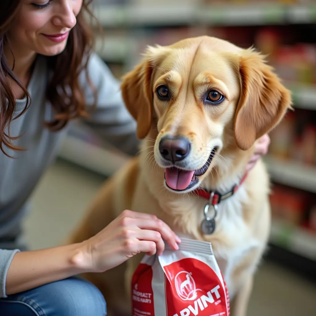 Dog Owner Buying Dog Food on Discount: Importance of Checking Date