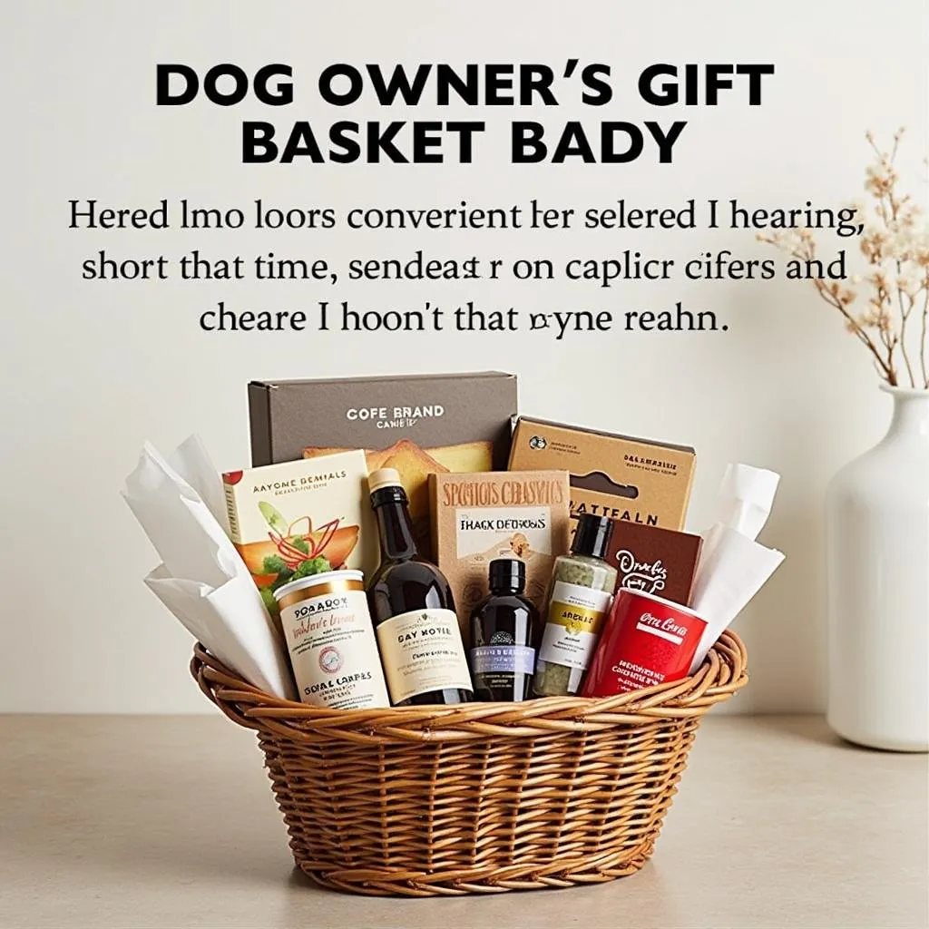 Dog Owner Gift Basket Delivery