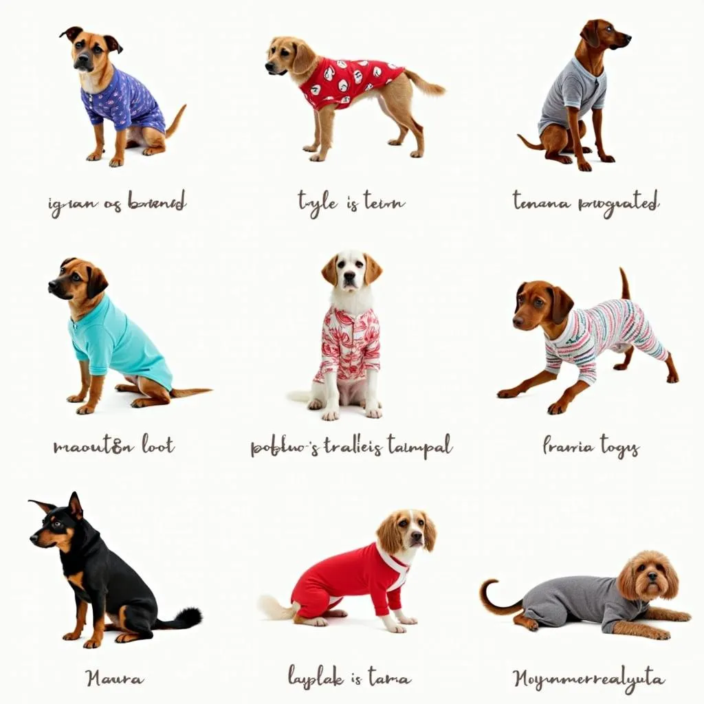 Popular Dog Pajama Brands