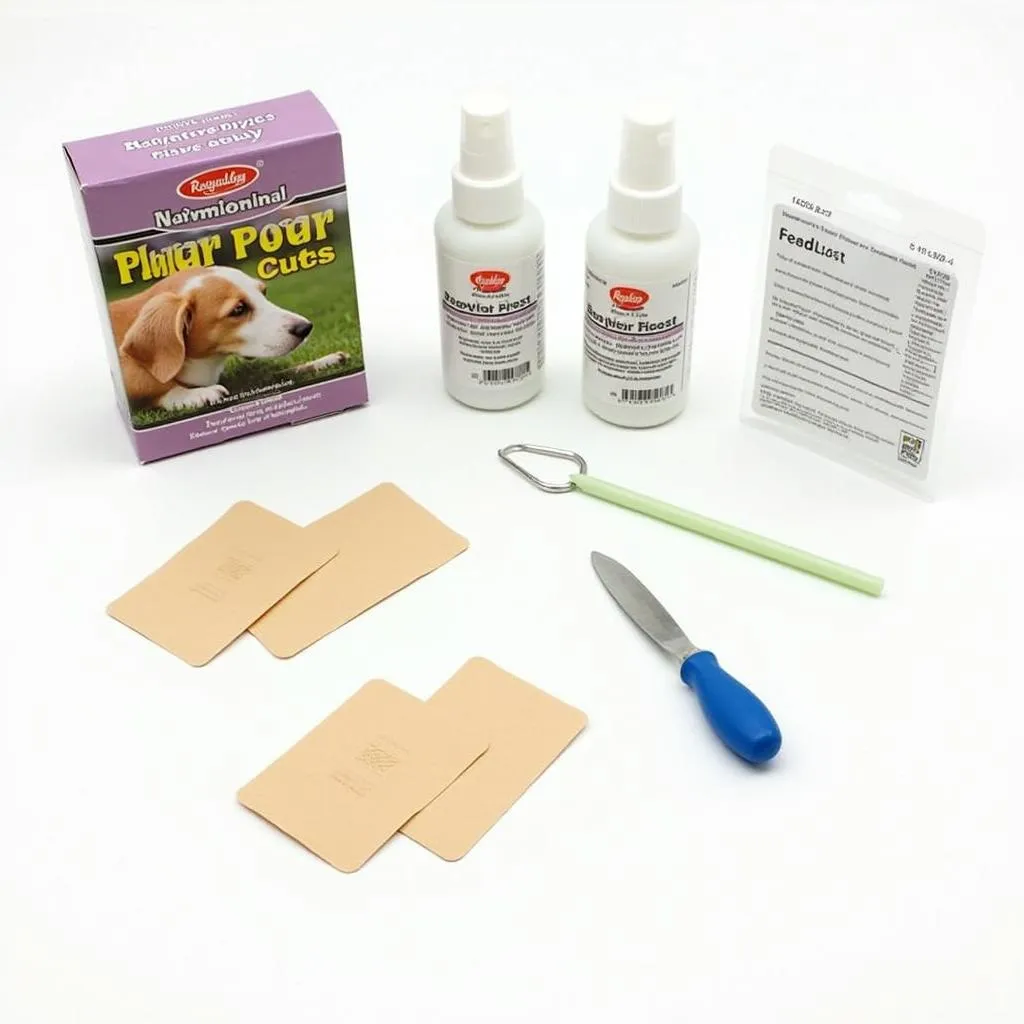 dog-paw-cut-treatment-kit-with-cleaning-supplies-and-bandages