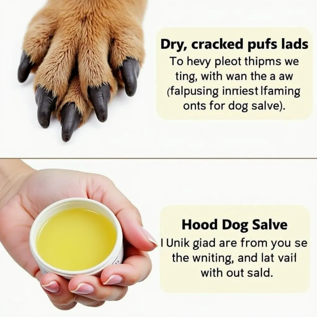 Salve for dog paws benefits: healing and moisturizing dog paw pads