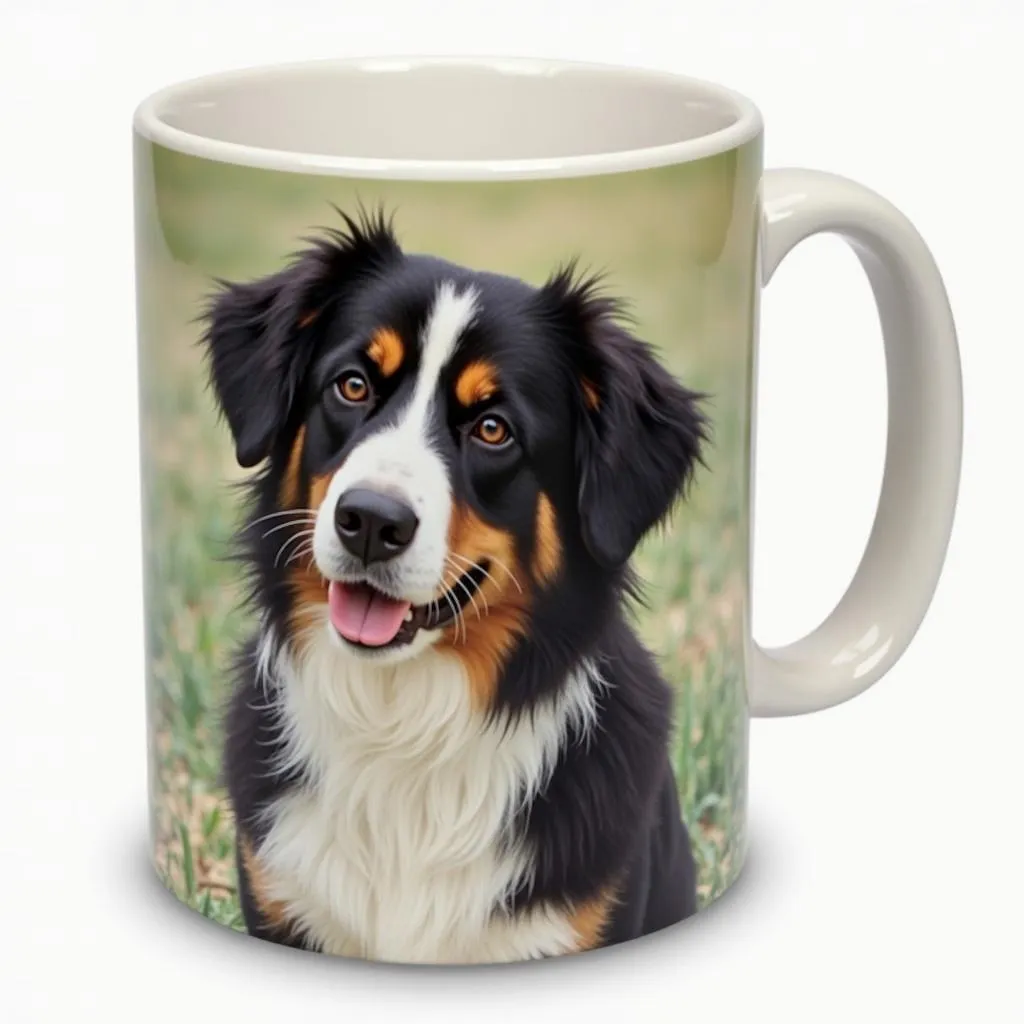 Realistic Dog Photo Mug