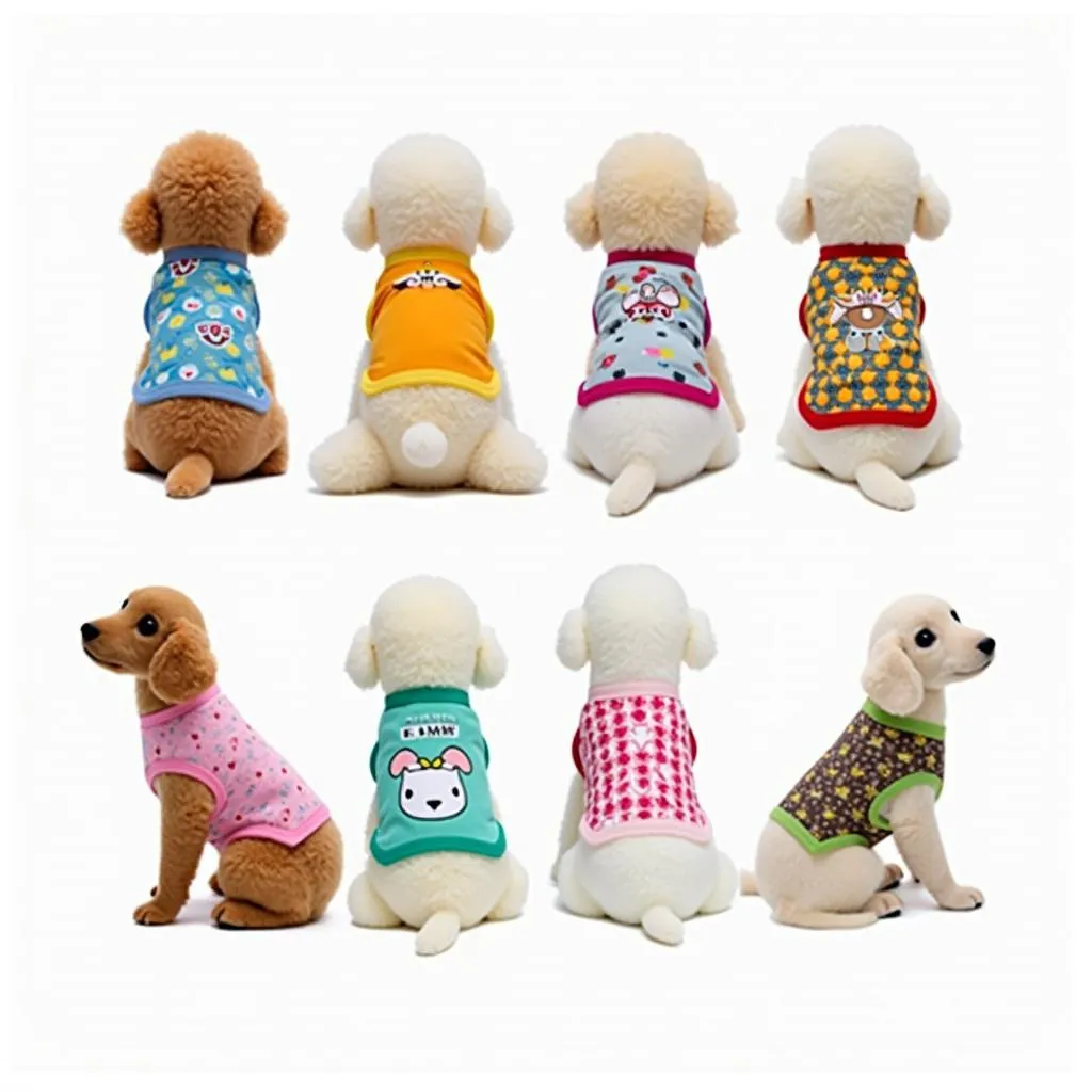 Dog Polos with Different Designs and Colors for Puppies