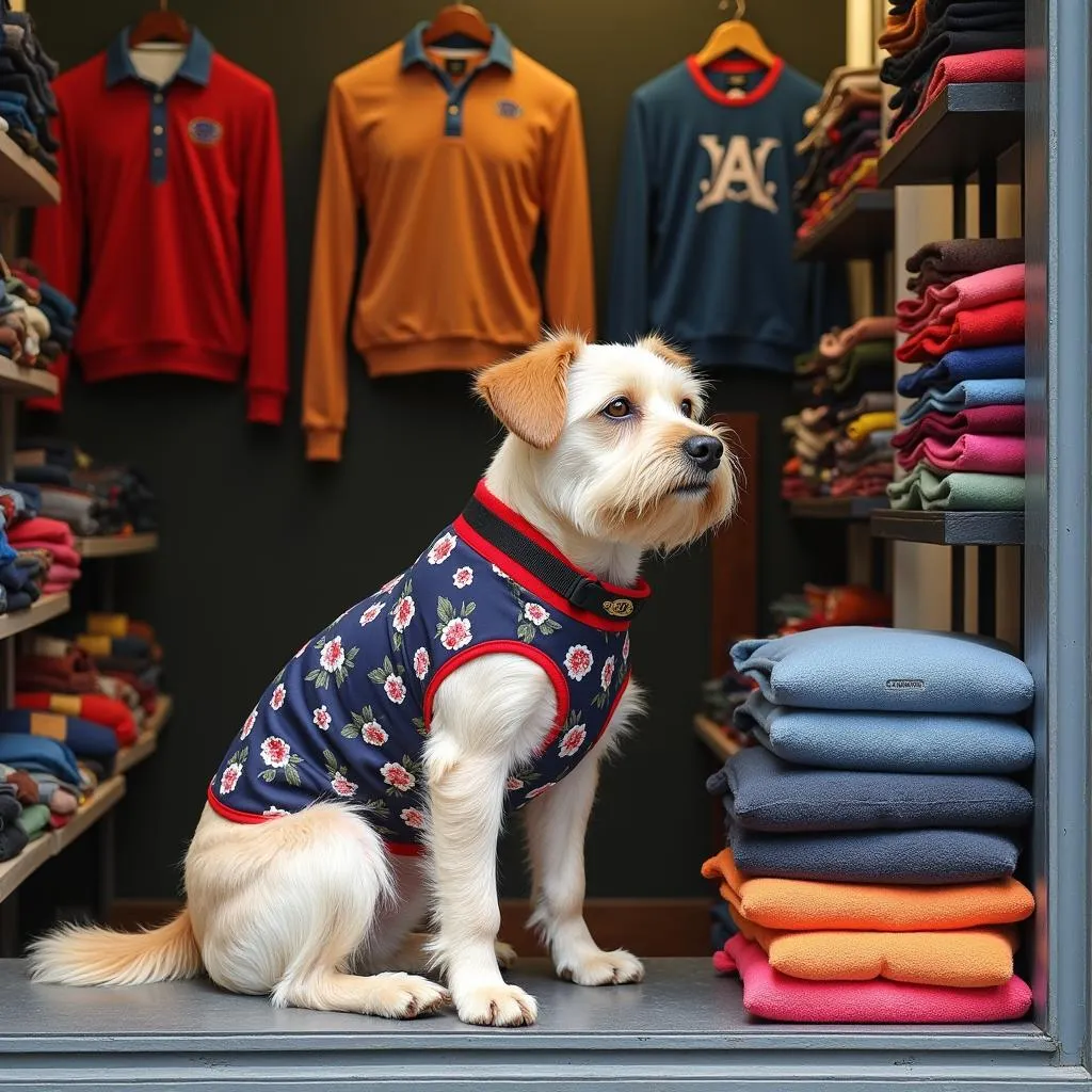 A Dog Polo Shop in Hanoi