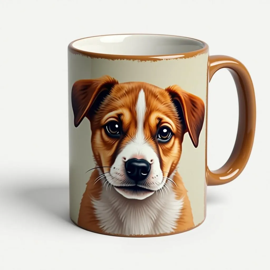 dog portrait mug for sale