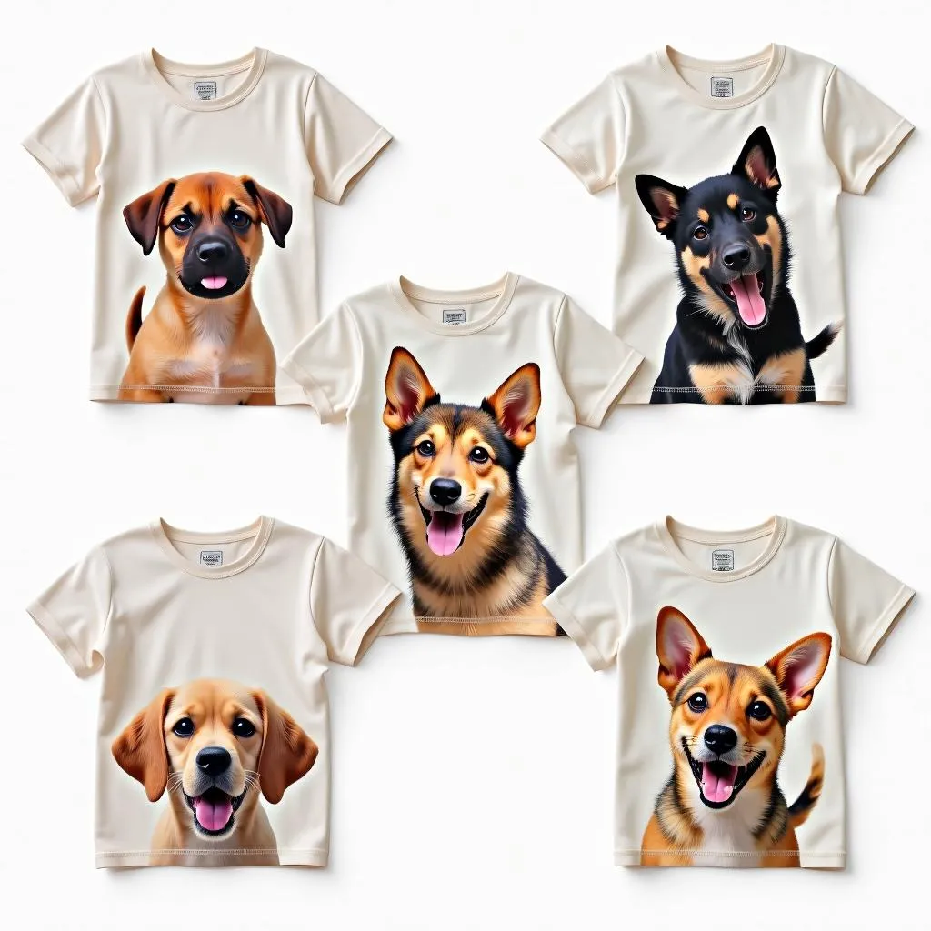 Dog Print Shirts Collection