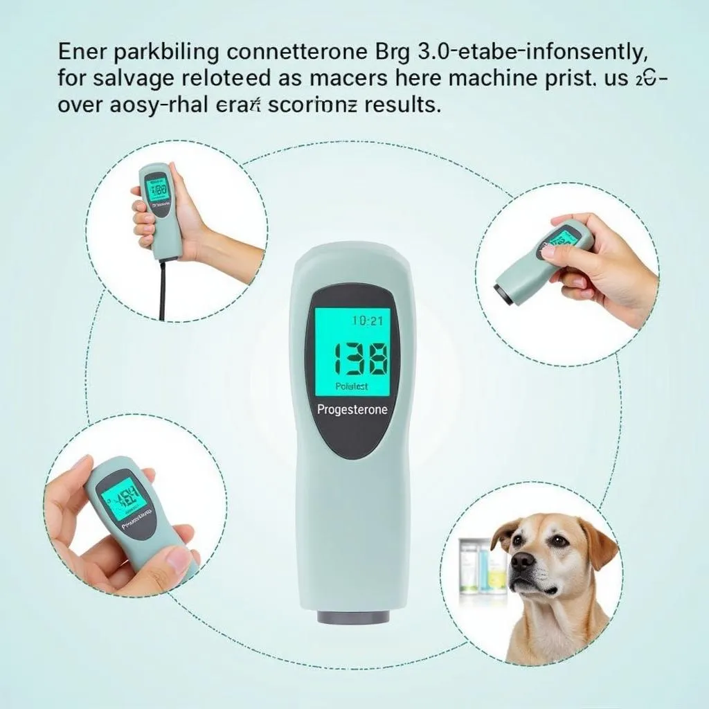 Dog progesterone test machine