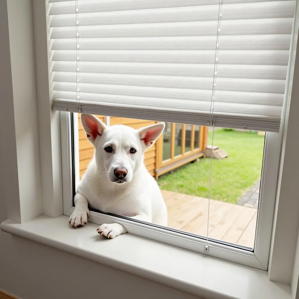 Protecting your home and your pup with durable blinds