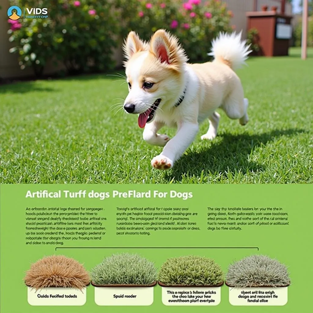 Different types of artificial turf for dogs