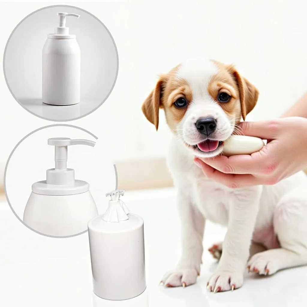 Dog Soap Dispenser for Puppies