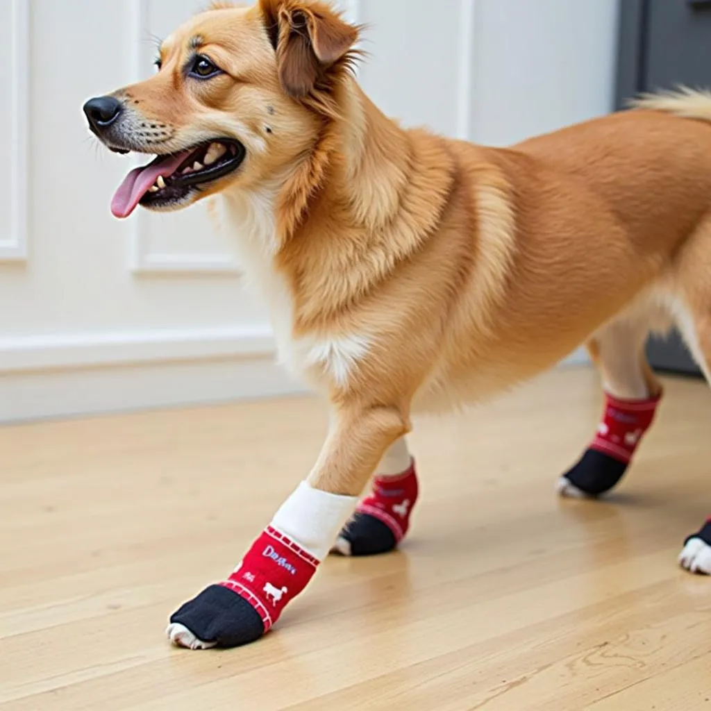 Dog socks for hardwood floors protection