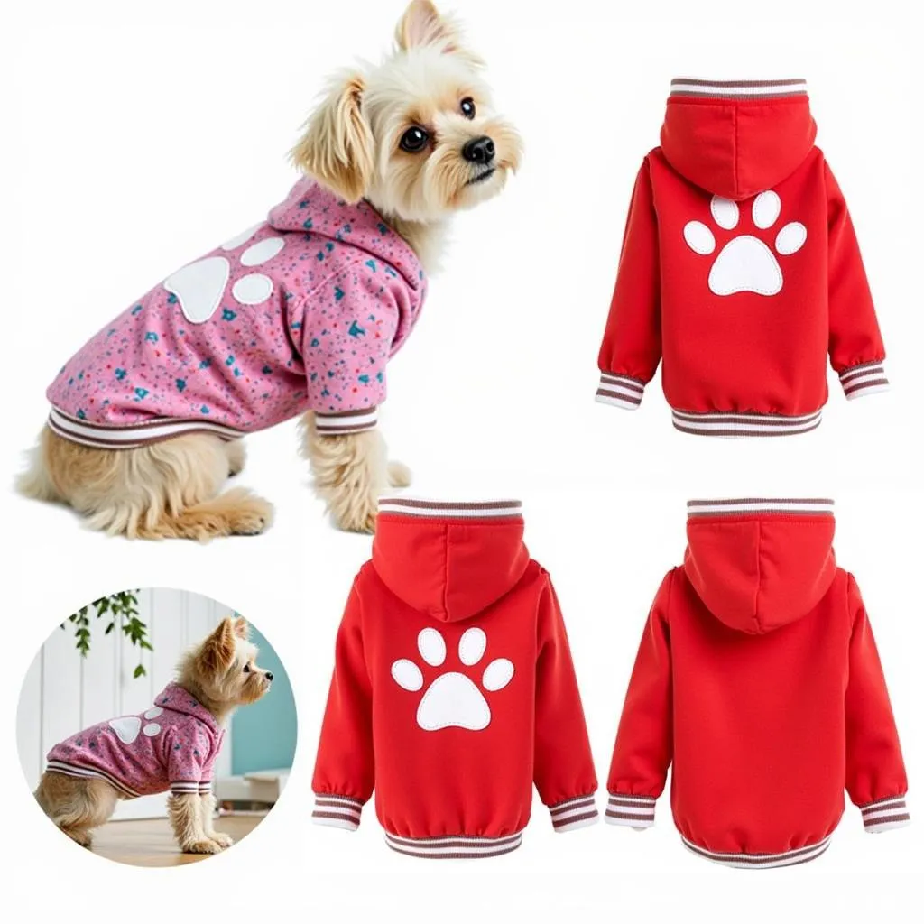 Cute Dog Stitched Sweatshirt for Small Breeds