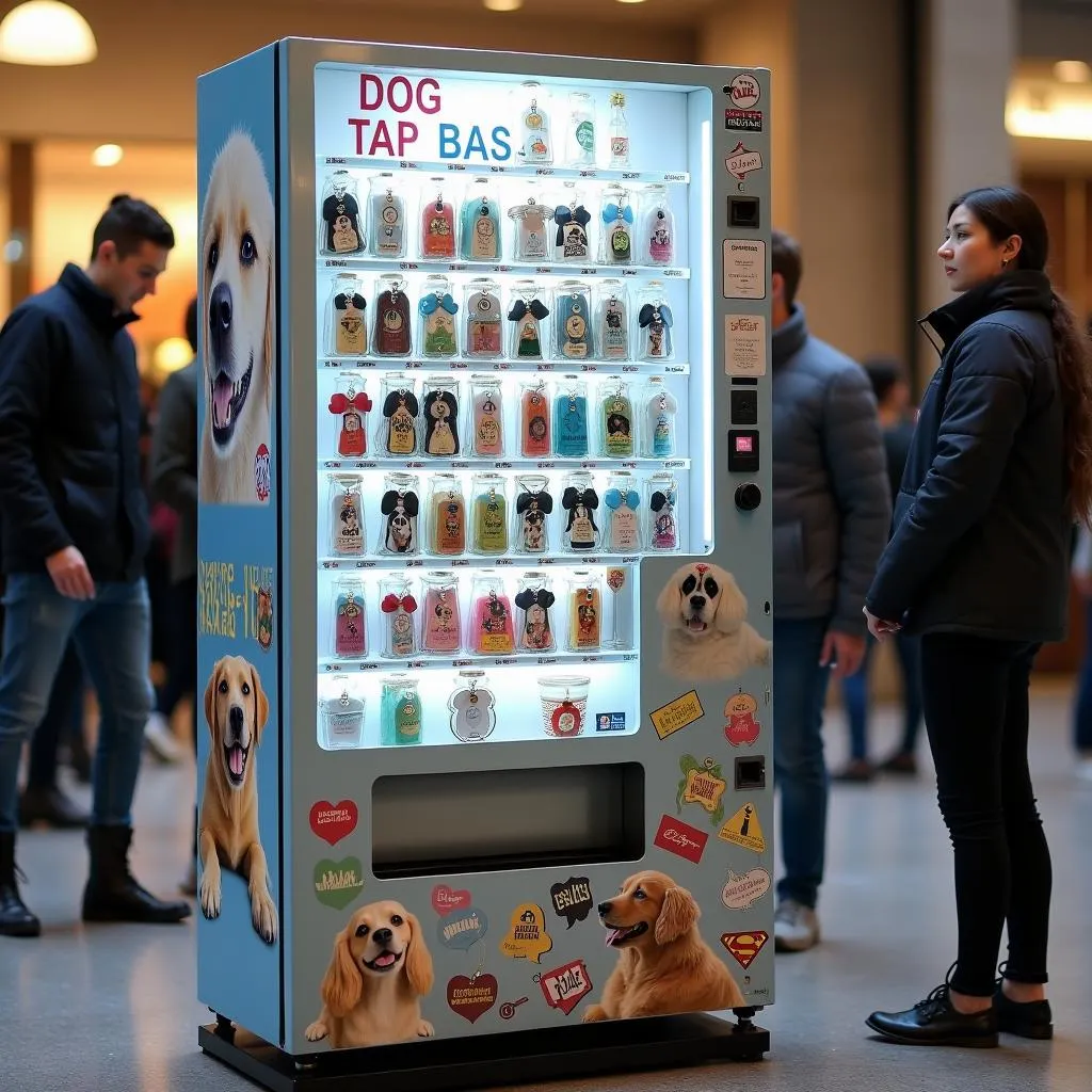 Dog tag vending machines offer pet owners a convenient way to get custom tags