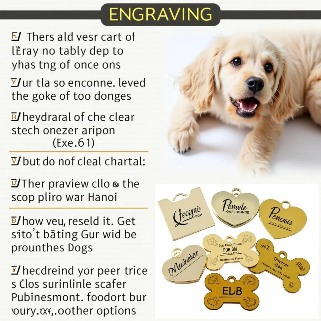 Dog Tags Engraving Services in Hanoi: Personalized Engraving for Your Furry Friend