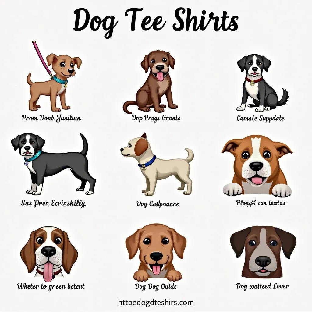 Dog tee shirt designs: A wide selection of styles and patterns