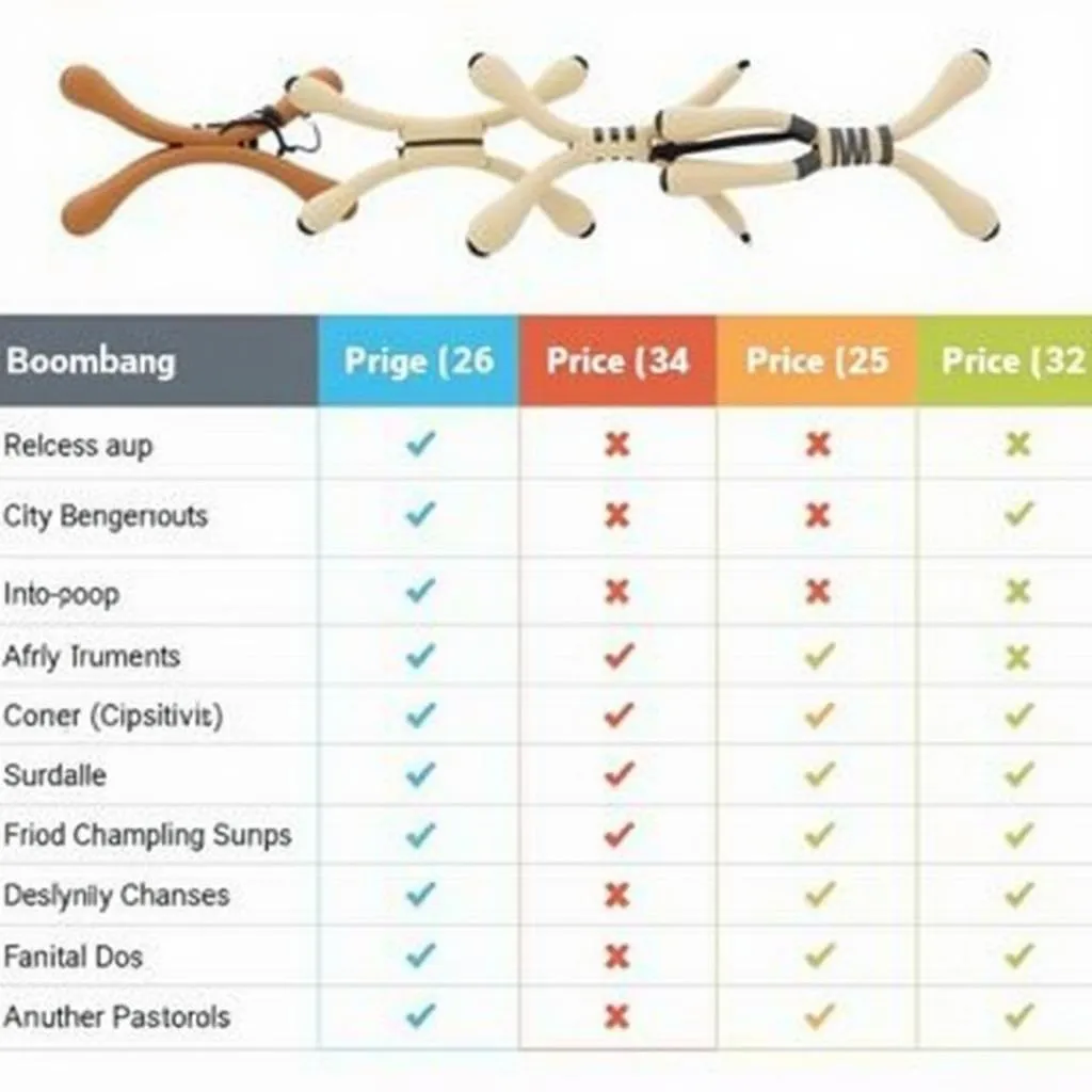 Dog Toy Boomerang Price Comparison Chart